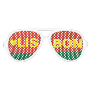 Lisbon City Portugal Flag colours party shades