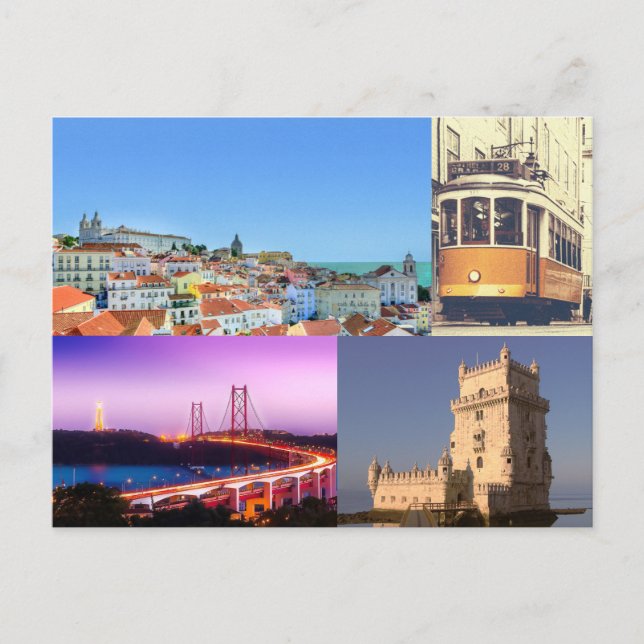 Lisbon collection postcard (Front)