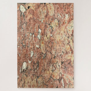 Lisbon Earth Tones Marble Jigsaw Puzzle