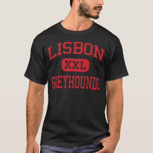 Lisbon - Greyhounds - High - Lisbon Falls Maine T-Shirt