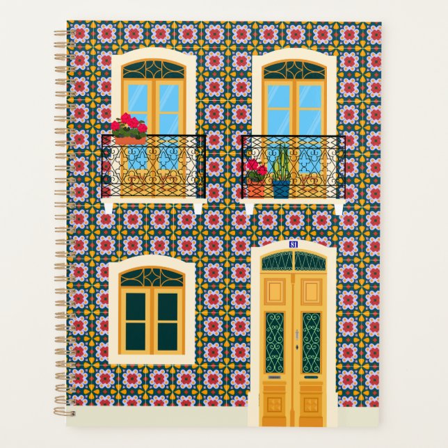Lisbon house with tiles planner (Front)