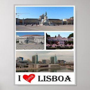 Lisbon - I Love - Portugal - Poster