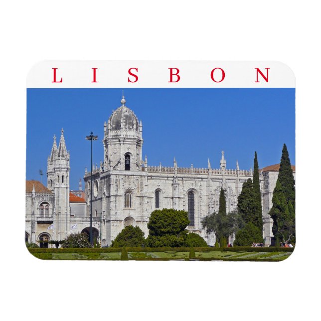 Lisbon Jeronimos Monastery fridge magnet (Horizontal)