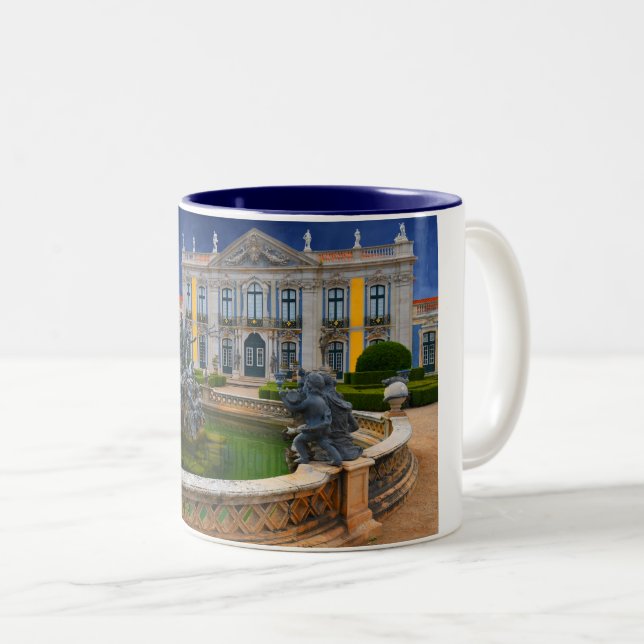 Lisbon- Lisboa- The Real Portugal Two-Tone Coffee Mug (Front Right)