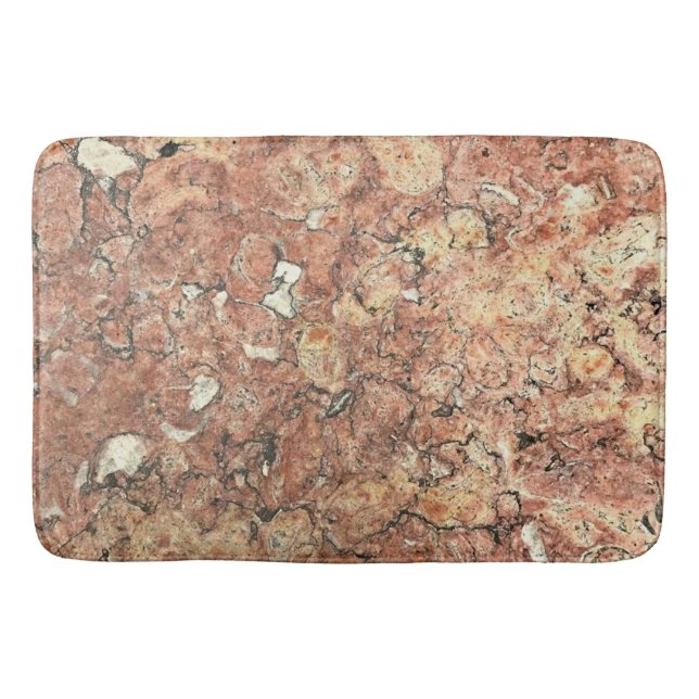 Lisbon Marble Bath Mat (Front)