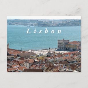 Lisbon panorama. postcard