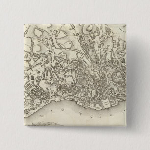 Lisbon, Portugal 15 Cm Square Badge
