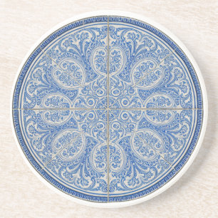 Lisbon Portugal Azulejos Tile Design Coaster