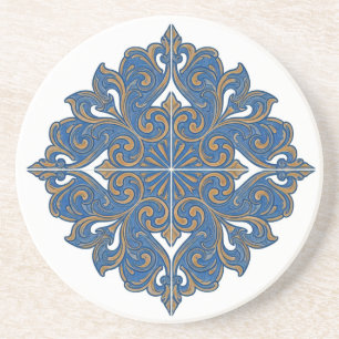 Lisbon Portugal Azulejos Tile Design Coaster