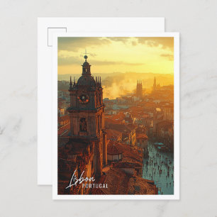 Lisbon Portugal Beautiful City Postcard