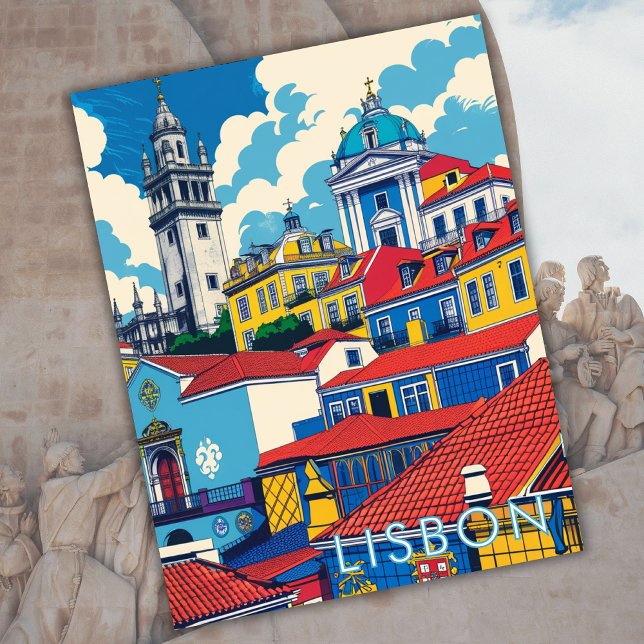 Lisbon Portugal Europe Travel Art Keepsake  Postcard (Creator Uploaded)