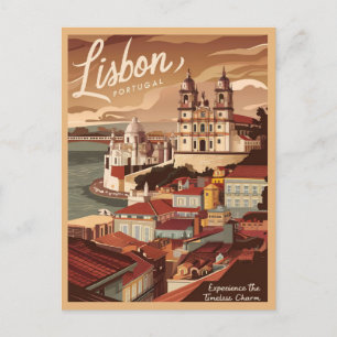 Lisbon Portugal Experience the Timeless Charm Postcard