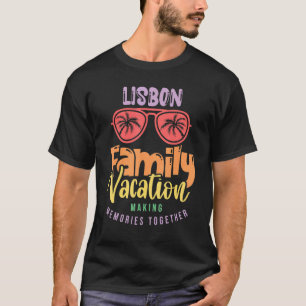 Lisbon  Portugal Family Vacation Matching Outfit T-Shirt