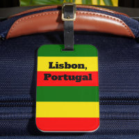 Lisbon, Portugal Flag Stripes