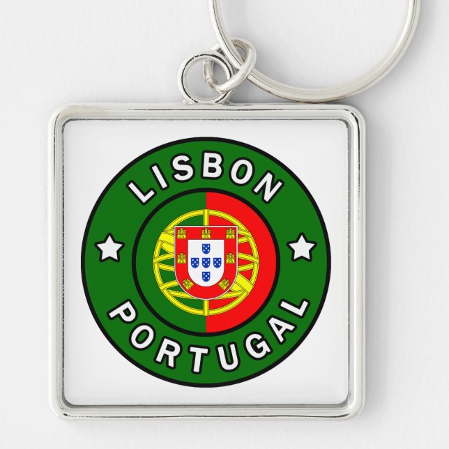 Lisbon Portugal Key Ring (Front)