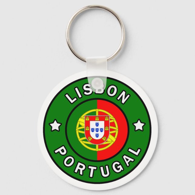 Lisbon Portugal keychain (Front)