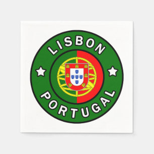 Lisbon Portugal Napkin