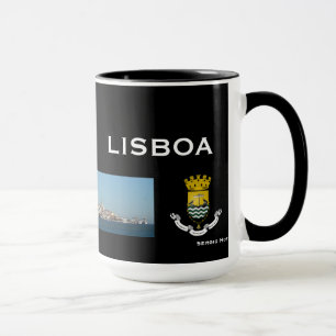 Lisbon Portugal Panoramic Mug