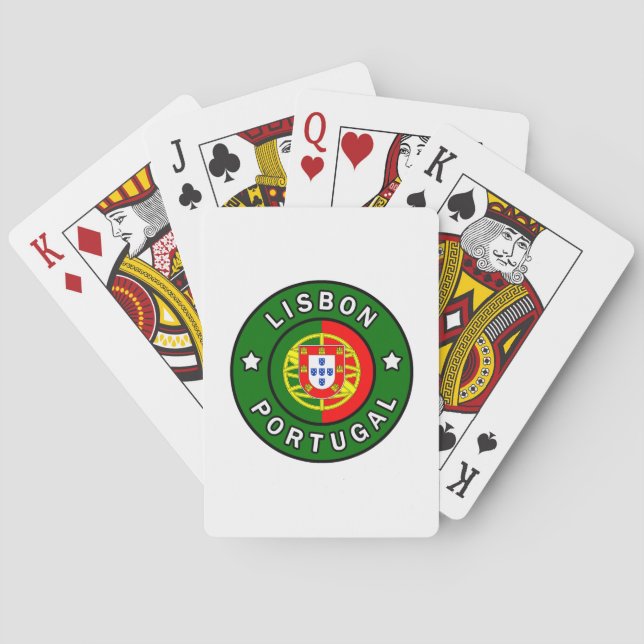 Lisbon Portugal Playing Cards (Back)