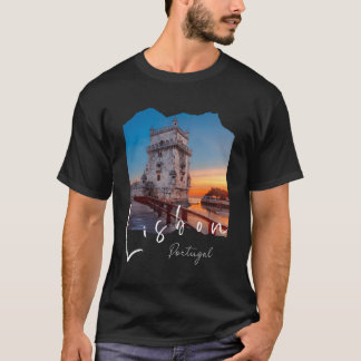 Lisbon Portugal Portuguese Belem Tower Lisboa T-Shirt