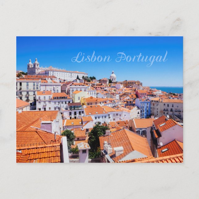 Lisbon Portugal Postcard (Front)