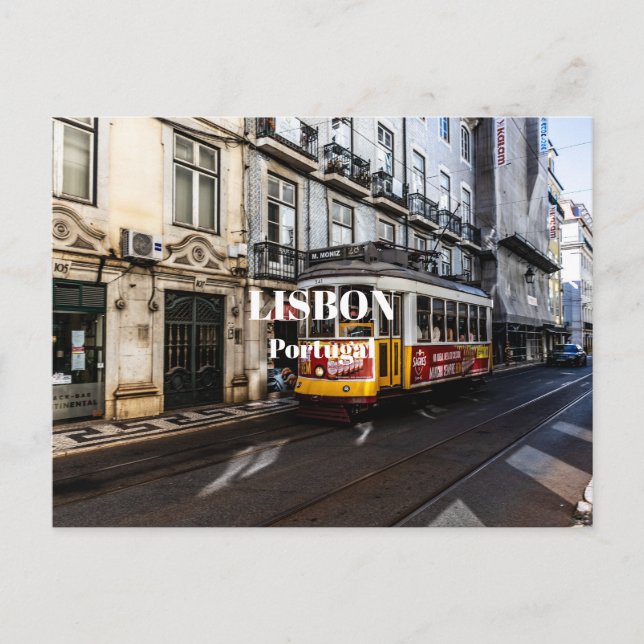 Lisbon, Portugal Postcard (Front)