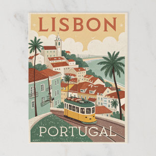 Lisbon, PORTUGAL Postcard