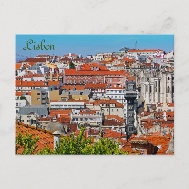 Lisbon, Portugal Postcard (Front)
