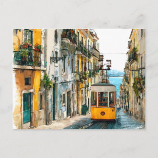 Lisbon Portugal Postcard Travel Vacation Lisboa