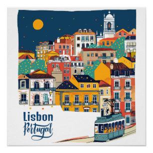 Lisbon Portugal Poster