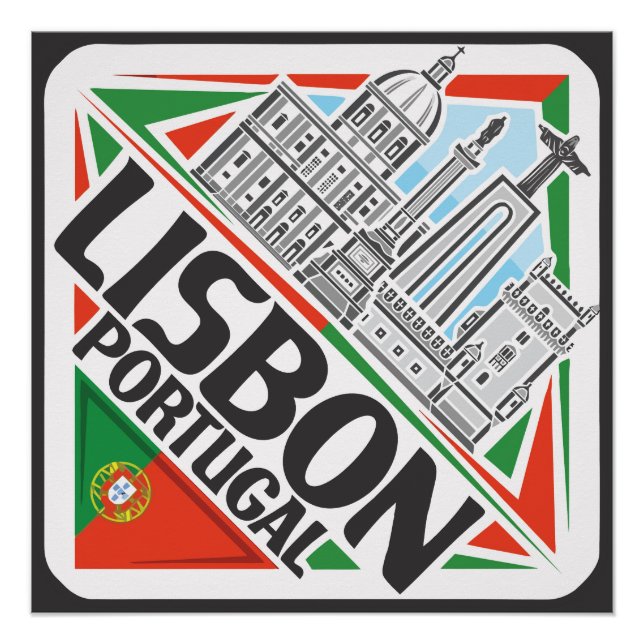 Lisbon Portugal Poster (Front)