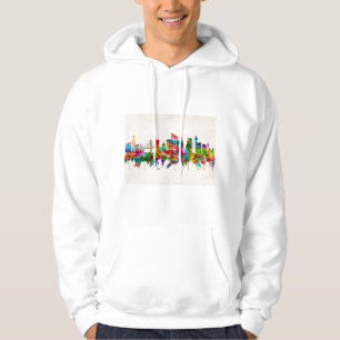 Lisbon Portugal Skyline Hoodie