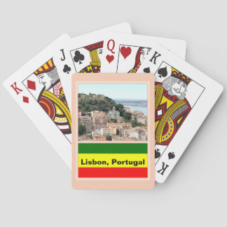 Lisbon, Portugal Skyline Playing Cards