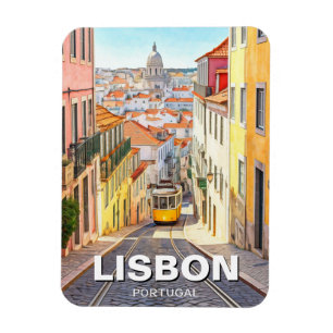 Lisbon Portugal Travel Alfama National Pantheon  Magnet