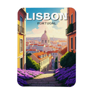 Lisbon Portugal Travel Alfama National Pantheon  Magnet