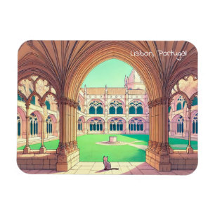 Lisbon Portugal Travel Jeronimos Monastery Magnet