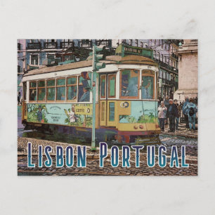 Lisbon Portugal Travel Postcard