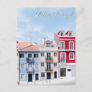Lisbon Portugal travel postcard
