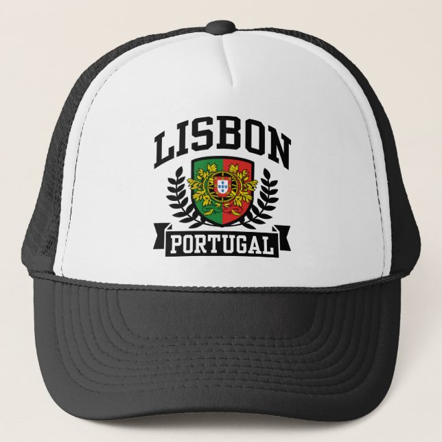 Lisbon Portugal Trucker Hat (Front)