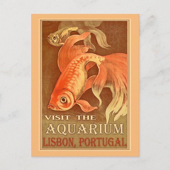 Lisbon Portugal Vintage Travel Postcard (Front)