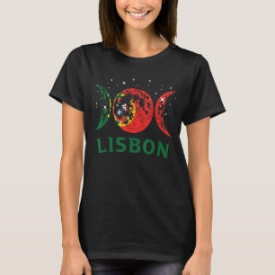 Lisbon Portuguese City Retro Portugal Flag 1 T-Shirt