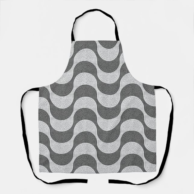 Lisbon Rossio Portuguese cobblestone calçada Apron (Front)