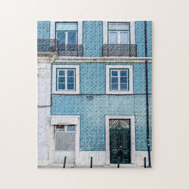Lisbon Street Jigsaw Puzzle (Vertical)