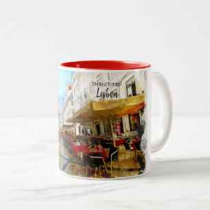 Lisbon- The Real Portugal Two-Tone Coffee Mug