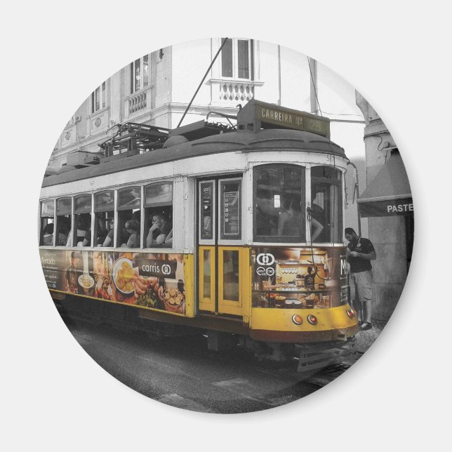 Lisbon Tram 28 | Eletrico 28 Lisboa Magnet (Front)