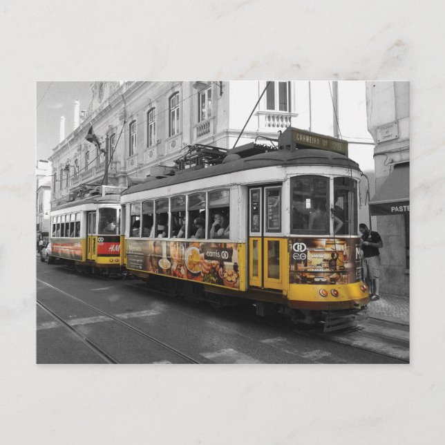 Lisbon Tram 28 | Eletrico 28 Lisboa Postcard (Front)