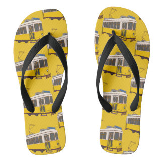 Lisbon Tram 28 Flip Flops