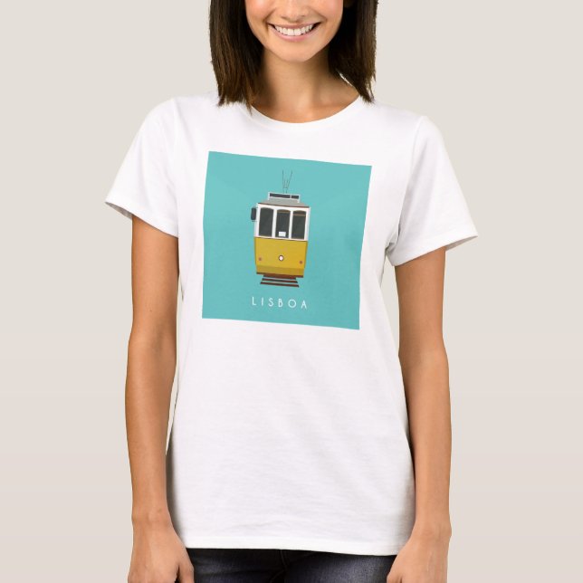 Lisbon Tram T-Shirt (Front)