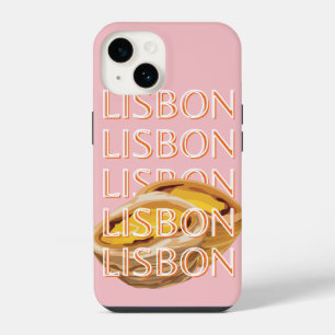 Lisbon Travel Art, Pastel, Portugal iPhone 14 Case