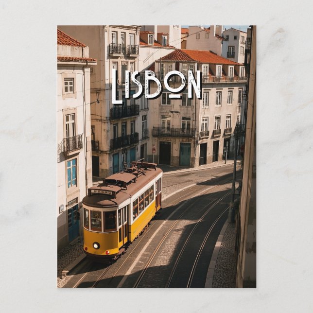 Lisbon travel Postcard (Front)